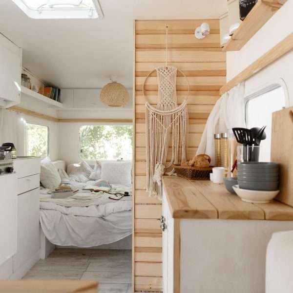 5 Minimalist Mid-Century Modern RV Interior Renovations You'll Love